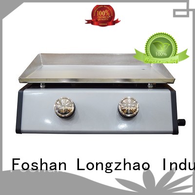 stainless steel tabletop barbecue grill gas cart for garden grilling Longzhao BBQ
