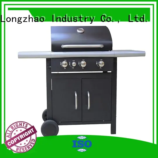 Longzhao BBQ Brand griddle low price 2 burner gas grill butane