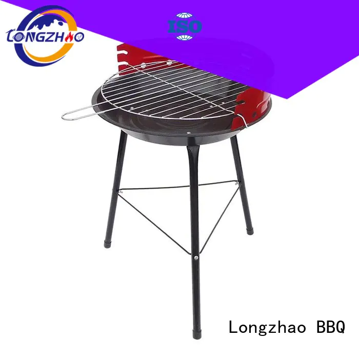 patio black red garden gas barbecue bbq grill 4+1 burner Longzhao BBQ Brand