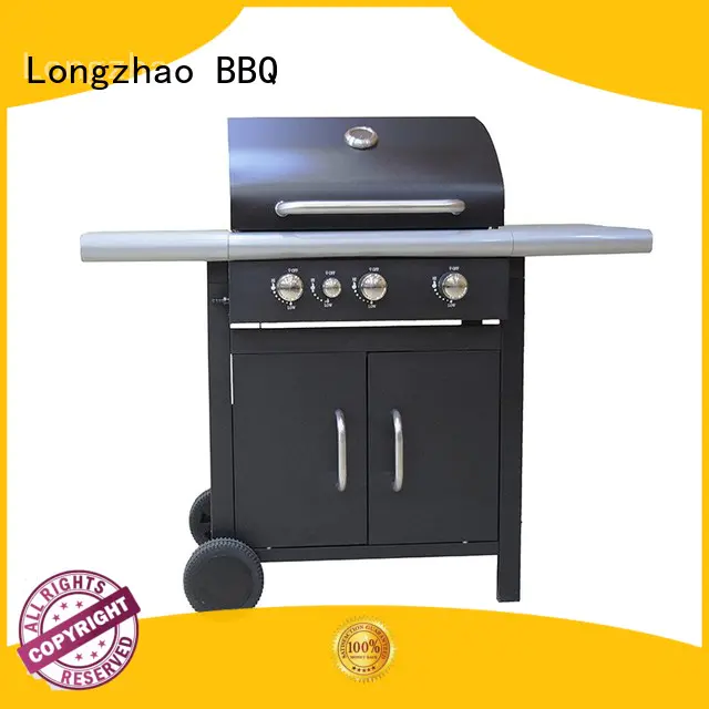 Longzhao BBQ stainless steel gas barbecues grills free shipping for cooking