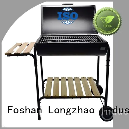 Longzhao BBQ Brand round foldable black disposable bbq grill near me hot selling
