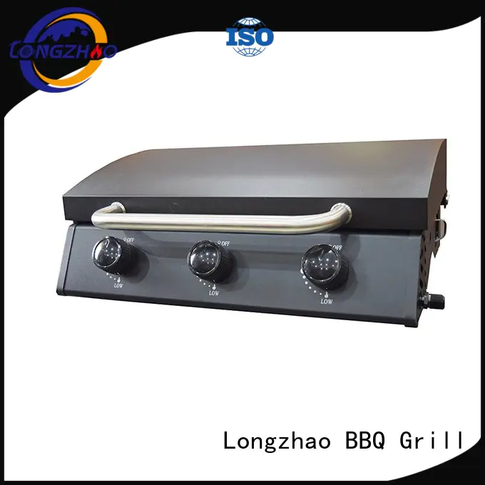 Tabletop 3 Burners Propane Gas BBQ Grills With Hood