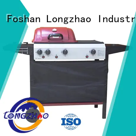 Wholesale trolley liquid gas grill Longzhao BBQ Brand