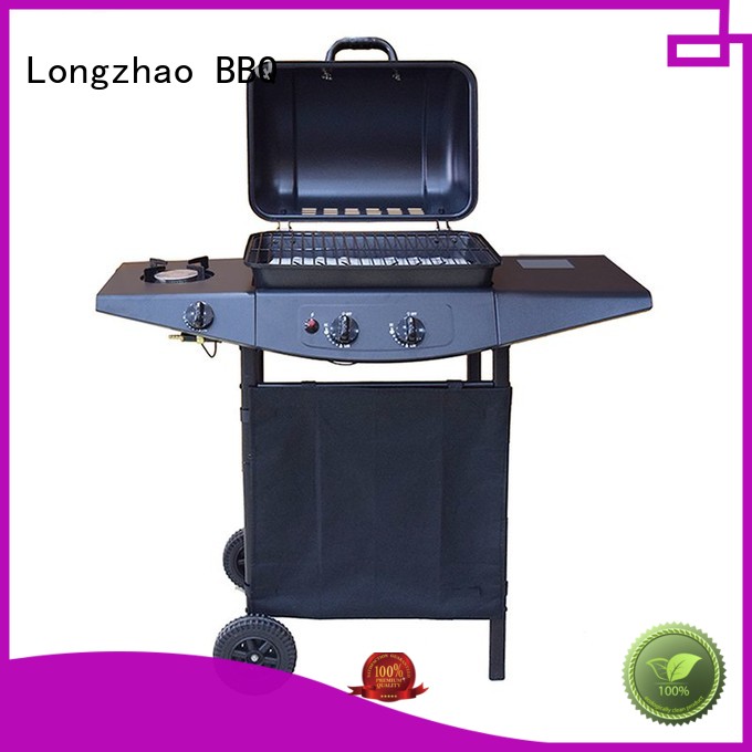 Longzhao BBQ gas grill stainless steel easy-operation for cooking