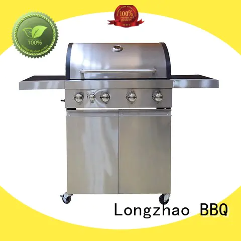 Longzhao BBQ easy moving cheap gas grills side for cooking