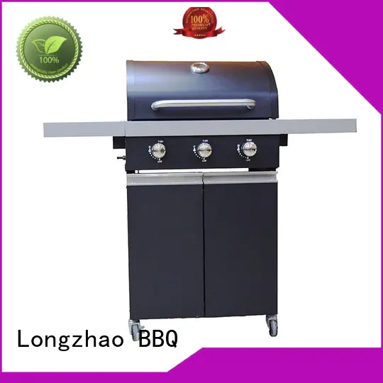Longzhao BBQ Brand easy stainless custom 2 burner gas grill