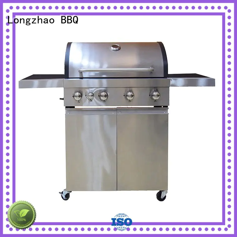 classic flat plate gas grill table top for garden grilling Longzhao BBQ