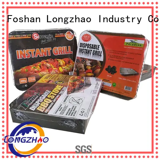 Longzhao BBQ colorful round charcoal grill factory direct supply for outdoor bbq