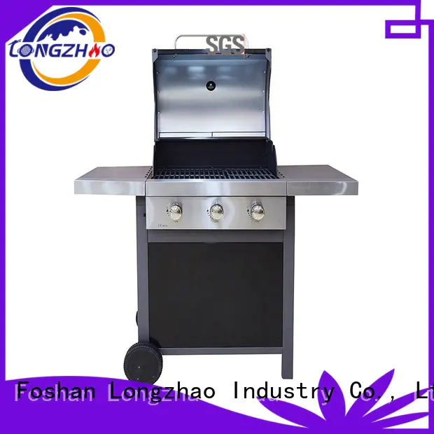 Longzhao BBQ large storage tabletop Gas Grill burners for garden grilling