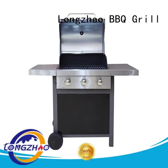 Longzhao BBQ easy moving cast iron charcoal grill fast delivery for cooking
