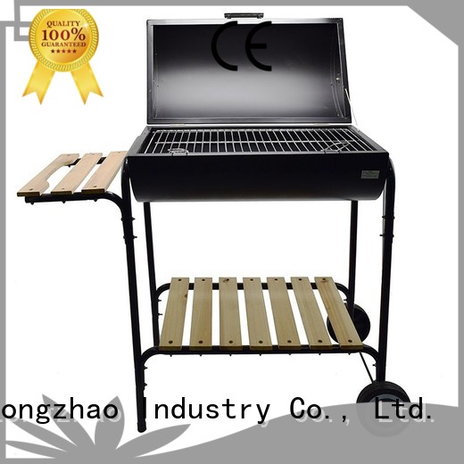 Heavy Duty Large Charcoal Barrel BBQ Grill With Wheels