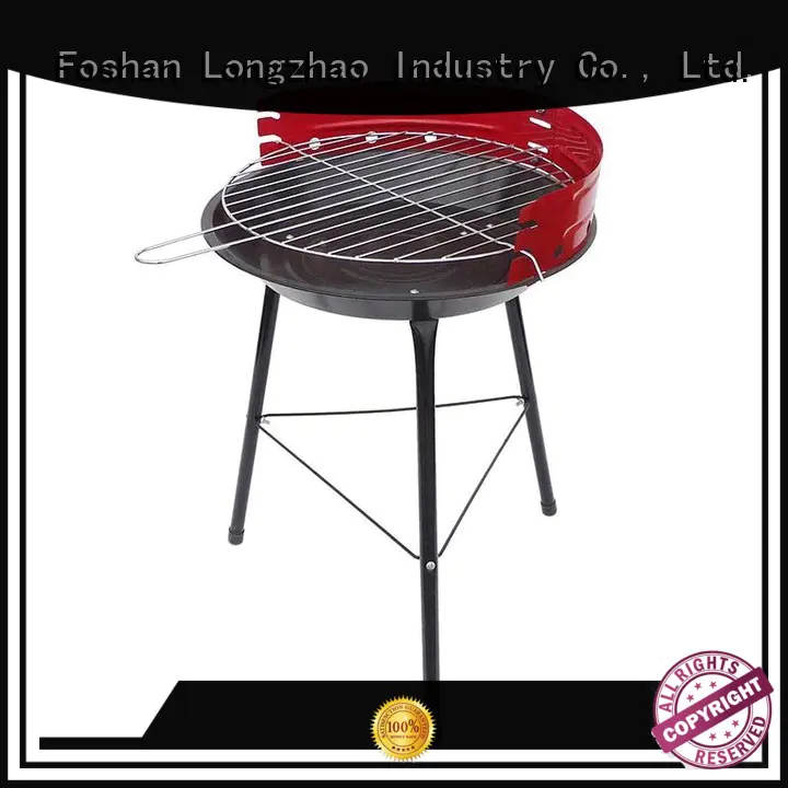 pit wood burning fire pit and grill side for outdoor cooking Longzhao BBQ