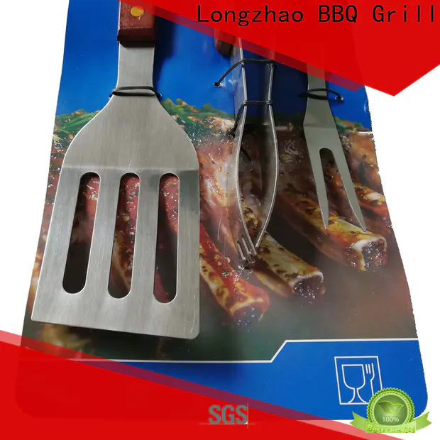 Longzhao BBQ grill utensil set hot-sale for gas grill