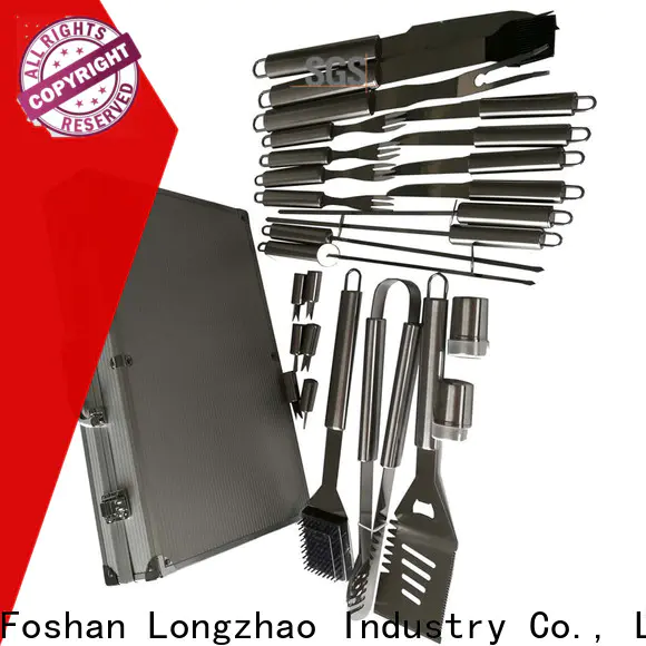 Longzhao BBQ high quality grill utensil set best price for charcoal grill