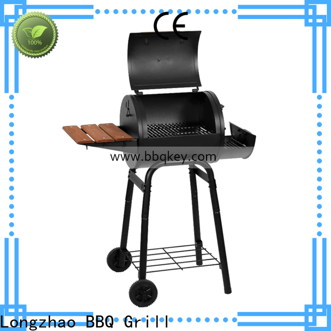Longzhao BBQ simple structure charcoal smoker grills factory direct supply for outdoor cooking